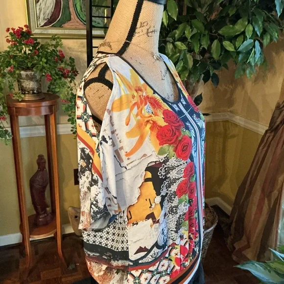 Clover Canyon Multicolor Floral Blouse - Picture 2 of 5